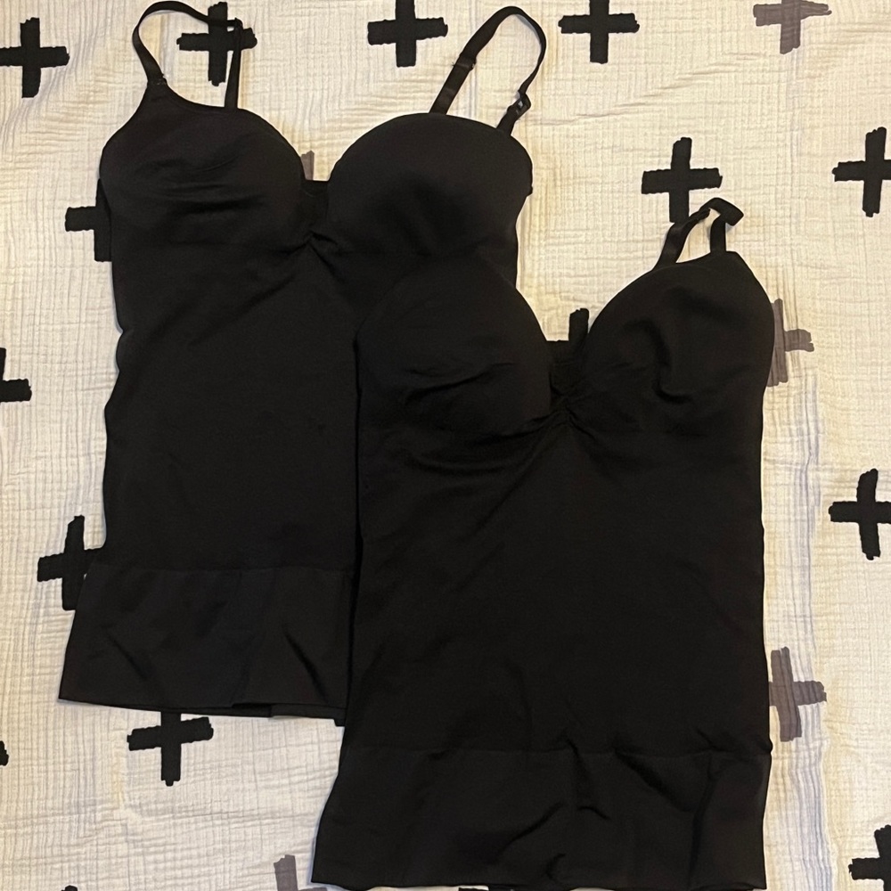 A Pea in the Pod Maternity Clip Down Nursing Camisole Black sz M